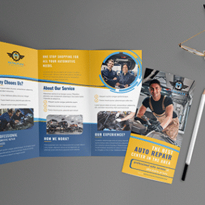 Auto Repair Service Brochure