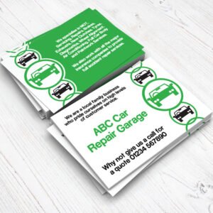Auto Repair Garage Printed Business Card