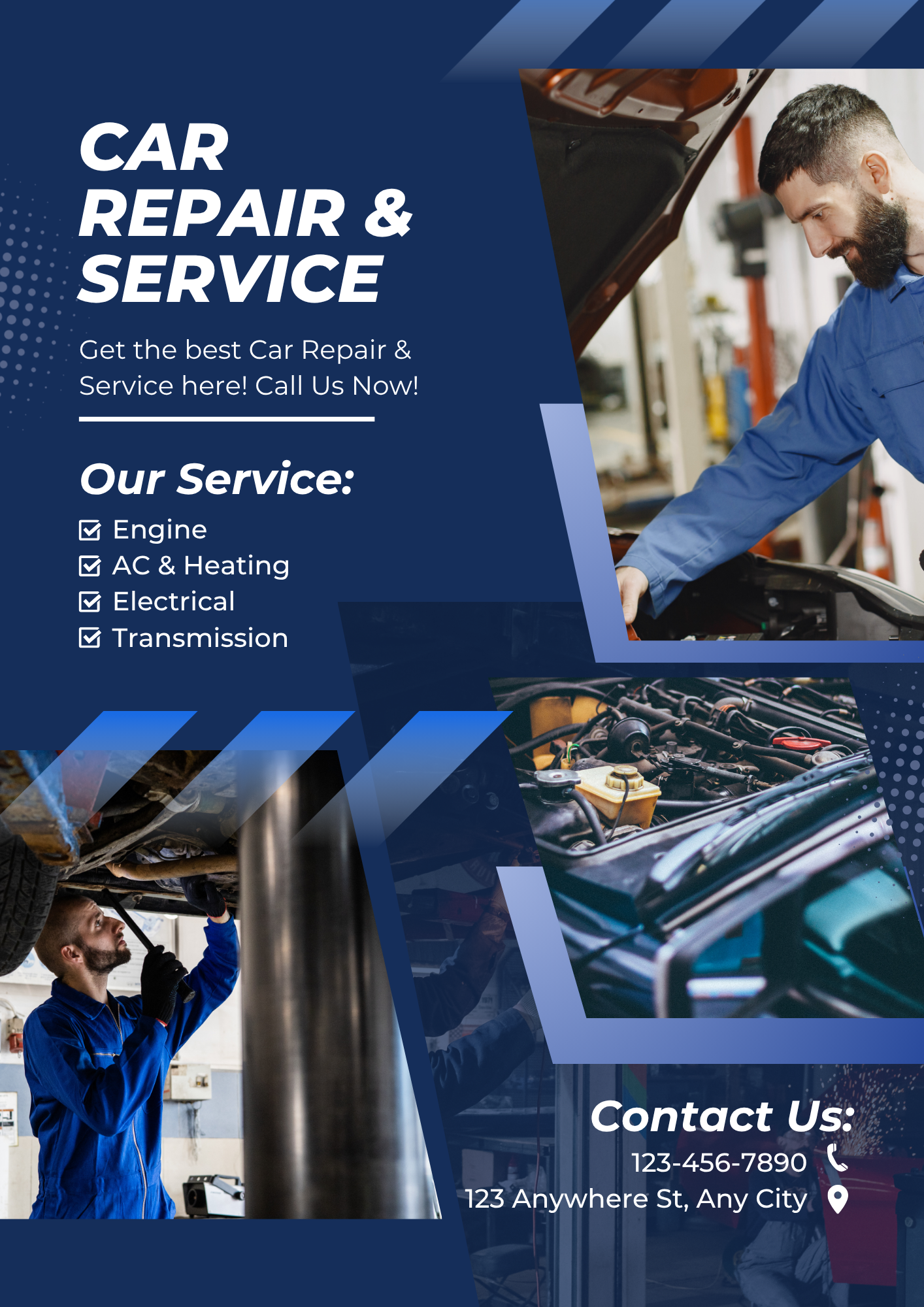 Auto Car Repair Service Flyer - Image 2